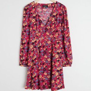 & Other Stories Floral Mini Dress